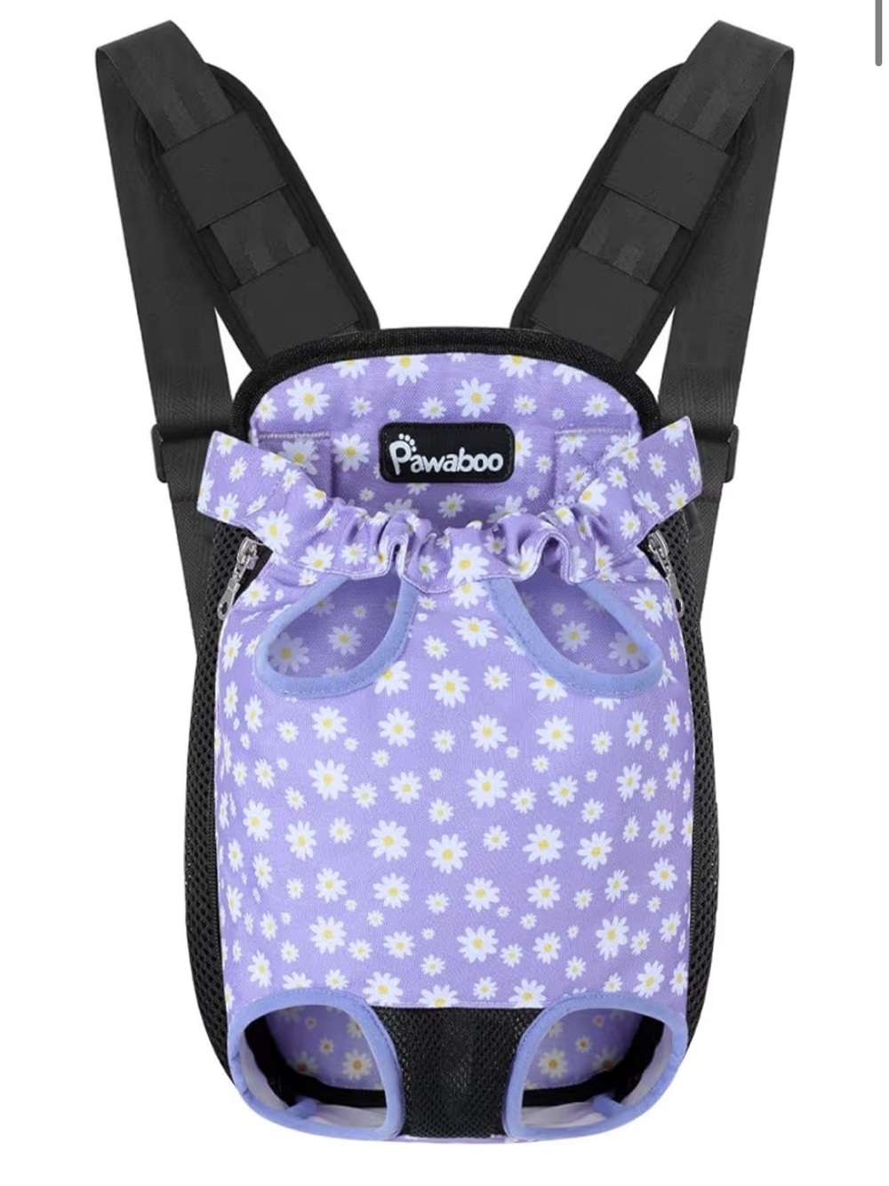 Pawaboo Kids Front Carrier in Lilac Daisy